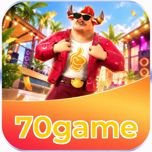 Interface da plataforma 70game mostrando slots populares e bônus de boas-vindas